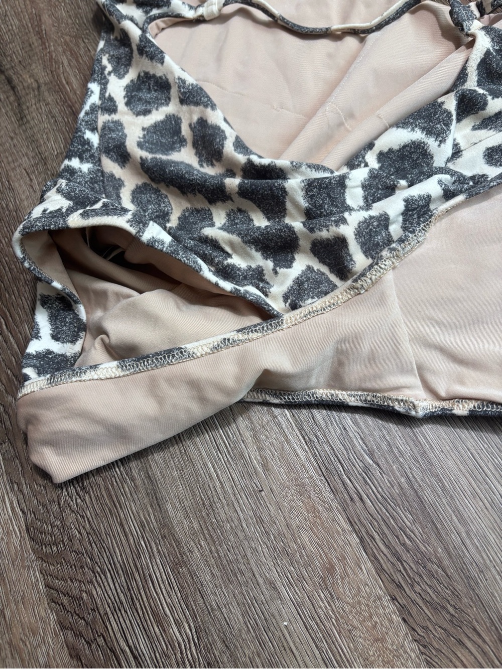 Offline by Aerie Open Back  Leopard Print One-Piece Swimsuit - Picture 5 of 5